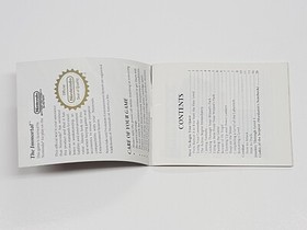 The Immortal Authentic Original NES Nintendo Manual Only *tear