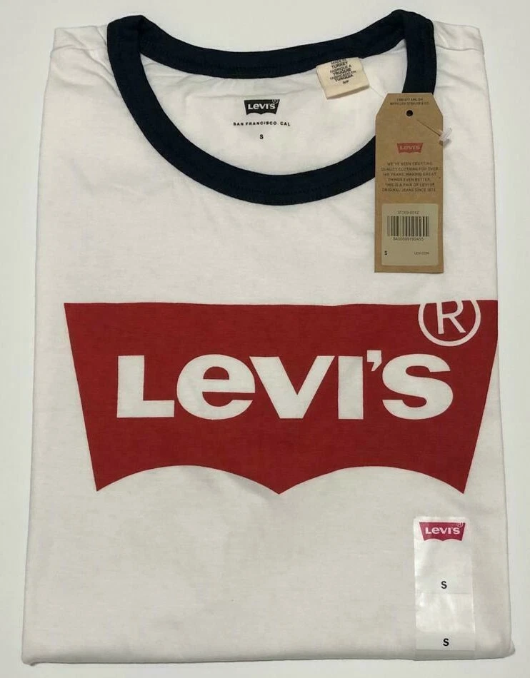 Levi's Single Tipped Polo shirt Men's Cotton size Medium Colour