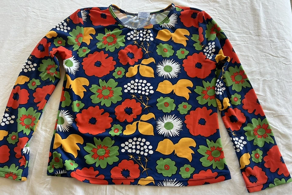 MARIMEKKO FOR TARGET Girls Rash Guard Swim Shirt Paprika UPF 50+ Girls Size XL - Image 4 of 4