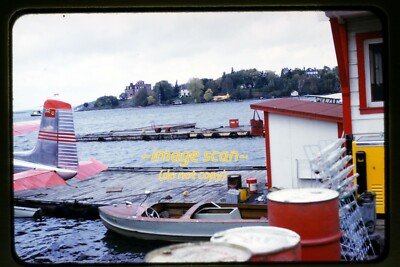 Ontario Central Airlines Grumman G-21 Goose in Canada 1958, Original Slide e17a