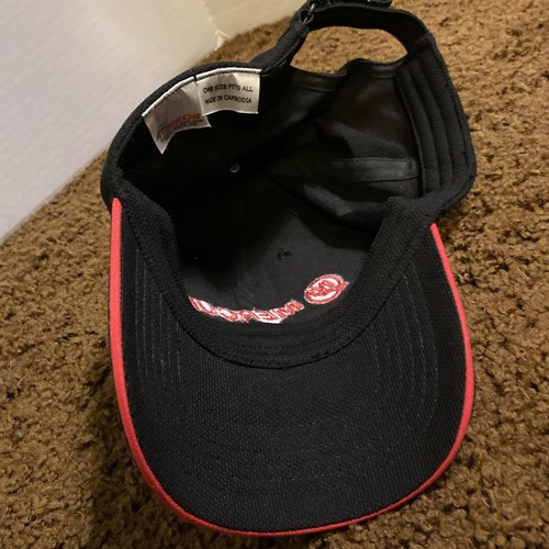 Mercury Marine Hat Mercury Outboards Cap Black Red Embroidered Baseball NWOT - Picture 7 of 9