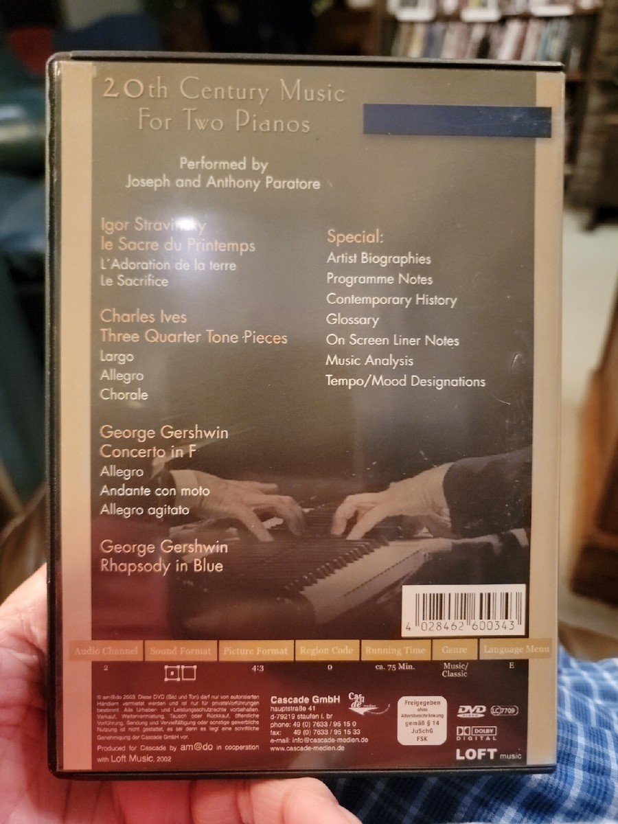 20th Century Music for Two Pianos [DVD](品) 20th Century Music for