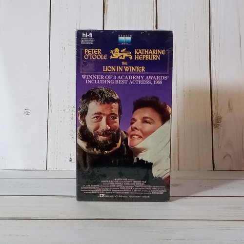 The Lion in Winter VHS Tape 1968 Historical Drama Peter O'Toole Katharin Hepburn - Picture 1 of 8