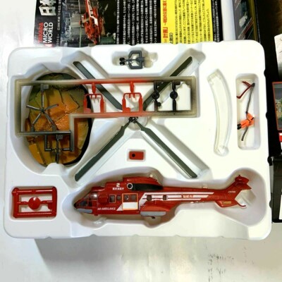 1/144 TAKARA AS332L1 SUPER Puma Tokyo Fire Helicopter and
