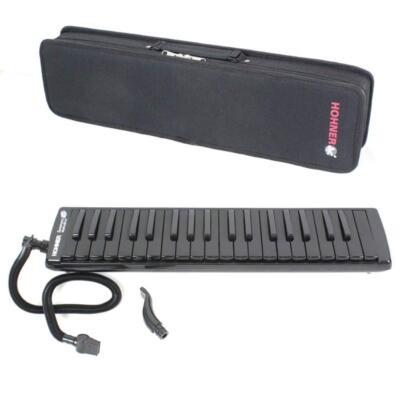 HOHNER Keyboard Mundharmonika Melodica 37 Tasten SUPERFORCE 37 Schwarz  HOC94...