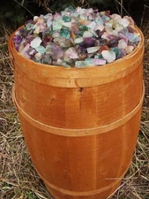 1000 Carat Lots of Unsearched Natural Fluorite Rough + a Nice FREE faceted Gems