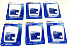 CVS Health Waxed Dental Floss Tooth Floss 100 Yards Lot of 6 Packs
