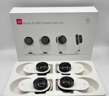 YI Home 2K Pro Security Camera Family Pack 4x Indoor WiFi Cam Night Vision