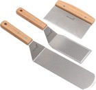 Professional Griddle Spatula Set - Stainless Steel Metal Spatula and Griddle ...