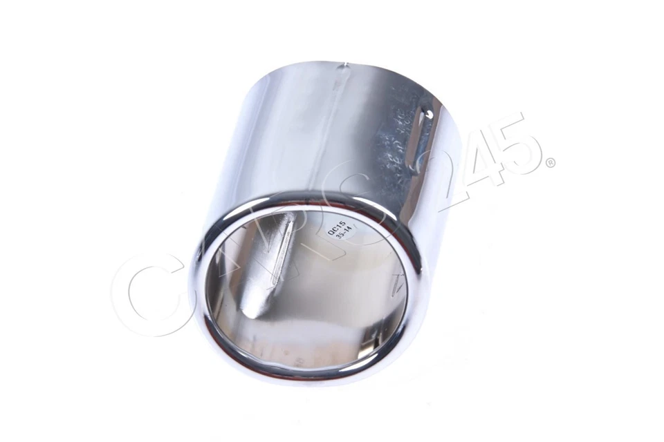 Tapa de tubo de escape cromada genuina BMW E46 descapotable cupé sedán vagón OEM 18107511434 Foto 4 de 4