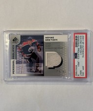 Wayne Gretzky 2001 SP Authentic Personal Prolifics Game Used /92 PSA 9 *Pop 2*