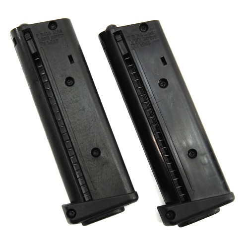 Used Tippmann Paintball TiPX Pistol 7 Ball TruFeed Magazine 2-Pack Black