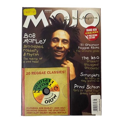 Mojo The Music Magazine August 2002 Bob Marley Cover No Label VG
