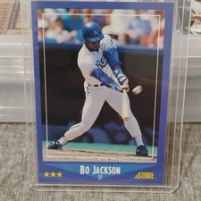 SCORE 1988 Bo Jackson #180 Kansas City Royals Baseball Card Base Set