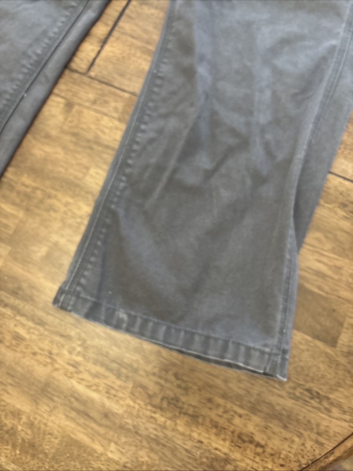 Diehard Gray Canvas Carpenter Work Pants 42X30 St… - image 5