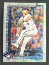Chris Bassitt 2024 Topps Chrome LOGOFRACTOR #184 Blue Jays World Series