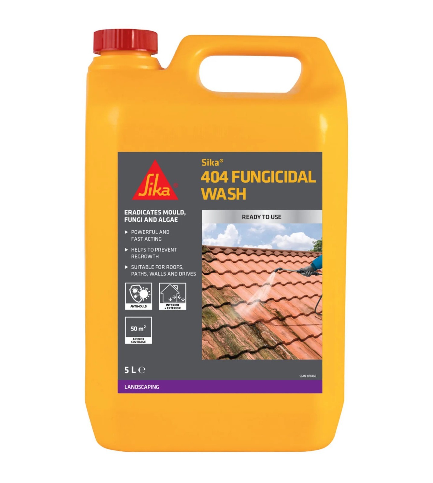 Everbuild Sika Everbuild 404 Fungicidal Wash 5 Litre 879881 - Image 5