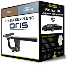 Starre Anhängerkupplung für RENAULT Laguna Limousine 07- III Typ BT Oris NEU