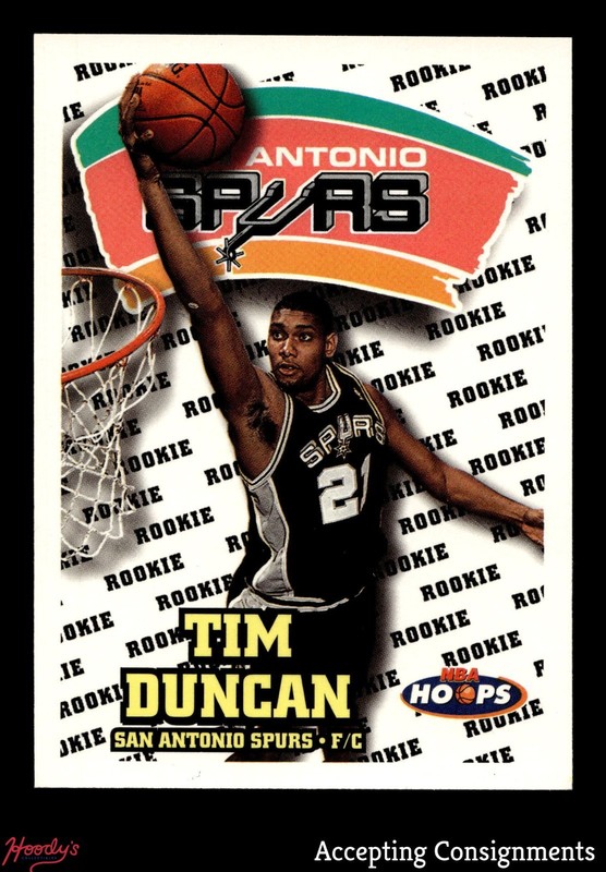 1997-98 Hoops #166 Tim Duncan RC ROOKIE SPURS HOF