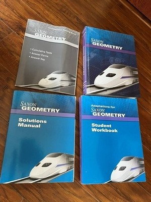Saxon Geometry Homeschool Kit - complete textbook set