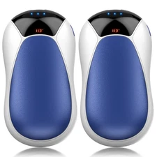 Rechargeable Hand Warmers 2 Pack - 8000mAh Electric Hand Warmers, Instant 2s ...