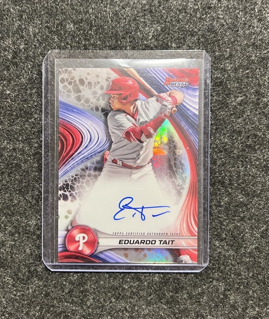 2024 Bowman's Best Best of 2024 Autographs Eduardo Tait #B24-Et Refractor Auto