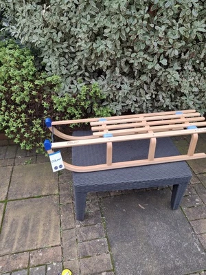 Davos Colint 110 cm Holzschlitten Rodel Schneeschlitten Neu