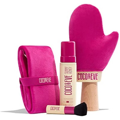 Coco & Eve Bali Bae Selbstbräuner Set (Medium). Natürliches sonnenloses Bräunungsmousse.