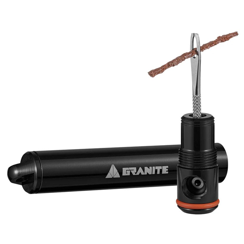 Комплект заглушек для шин Granite-Design Suture Aero со встроенным CO2, черный