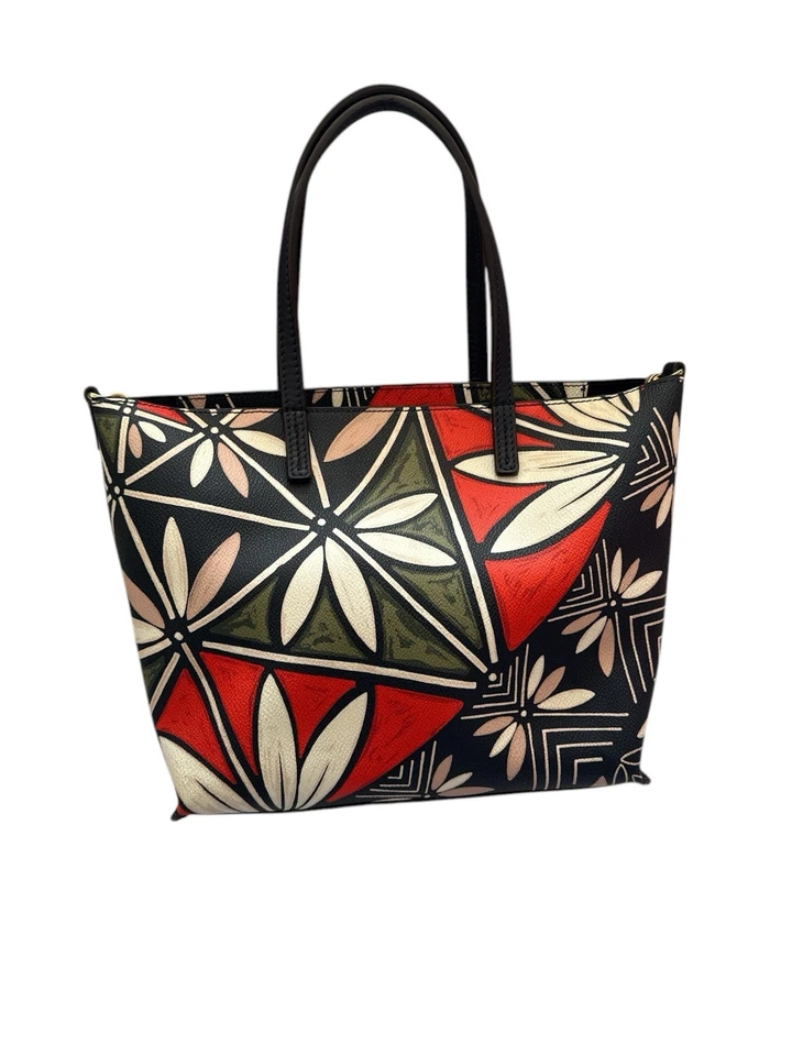 Bolso Bandolera TORY BURCH Kerrington Cuadrado Floral Cuero Correa para el Hombro Foto 4 de 4