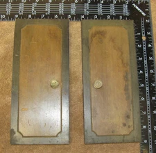 1920`s Sleeper Serenader Pair Of Battery Front Doors Removed From Cabinet