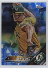 2016 Topps Box Set Chrome Sapphire Edition /250 Kendall Graveman #129 0j53