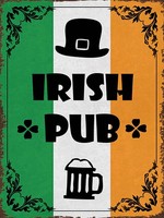 Holzschild 40X30 Cm Irish Pub Bier Alkohol Deko Geschenk Holz Schild