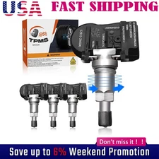 4Pcs Complete TPMS Tire Pressure Sensors Kit 52933-2M000 for Hyundai Kia Forte