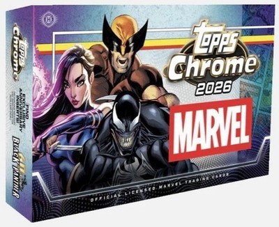 2026 Topps Chrome Marvel Hobby Box New Sealed ***Presale***