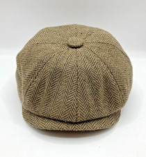 Kids Child Retro Herringbone Newsboy Cap Boy Girls Tweed Flat Hat Beret Cute New