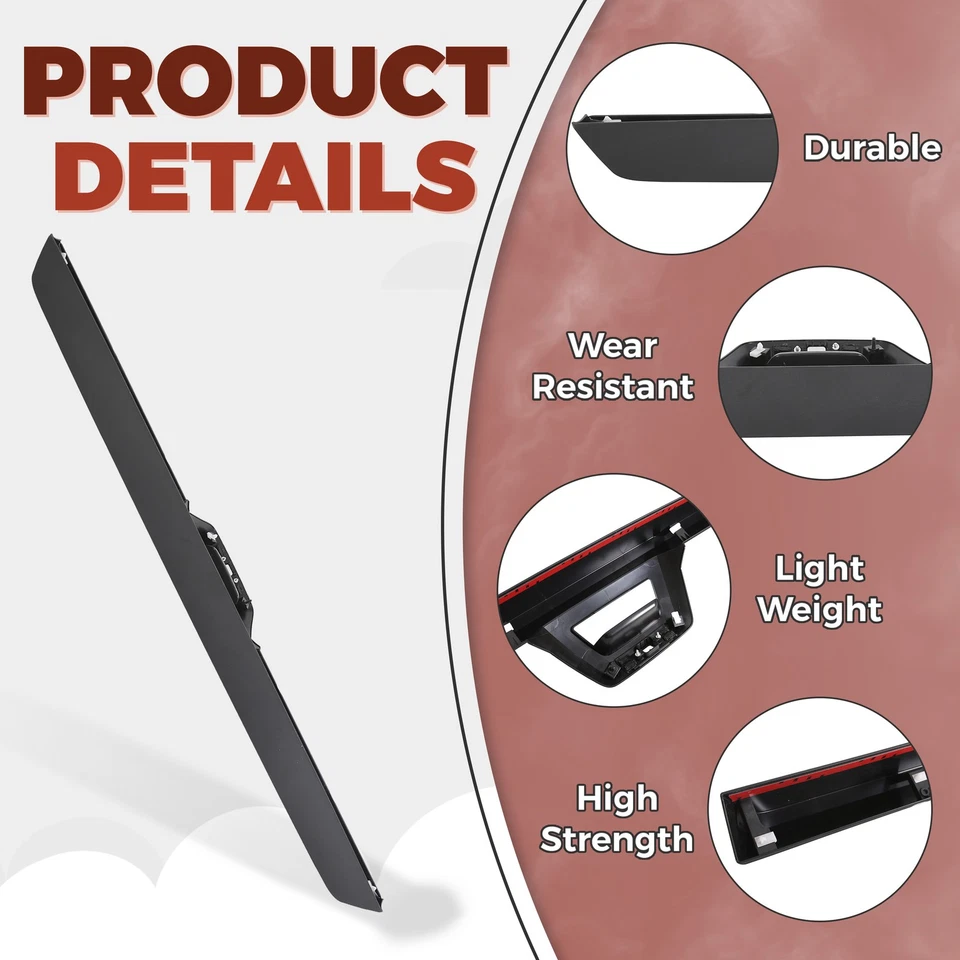 Moldura de alerón de puerta trasera Fit Chevy Avalanche Cadillac Escalade 07-2013 Foto 4 de 4