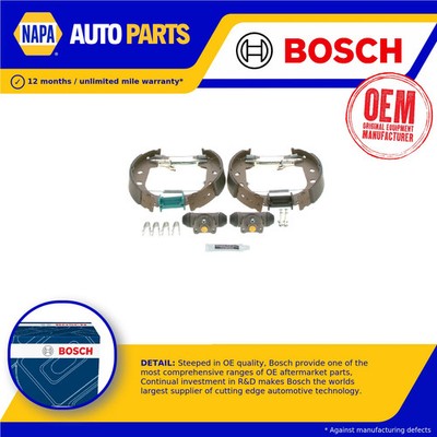 Brake Shoes Set 0204114627 Bosch KS627 Genuine Top Quality Guaranteed New