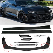 Front Bumper Lip Spoiler Splitter Car Body Rear For Chevrolet Camaro