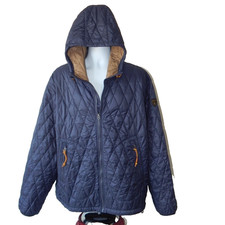 NWT Polo by Ralph Lauren Classics Quilted Hooded Jacket NAVY Men  s Size XL