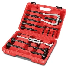 16pcs Blind Hole Bearing Extractor Puller Set 45# Steel Bearing Remove Tools Kit
