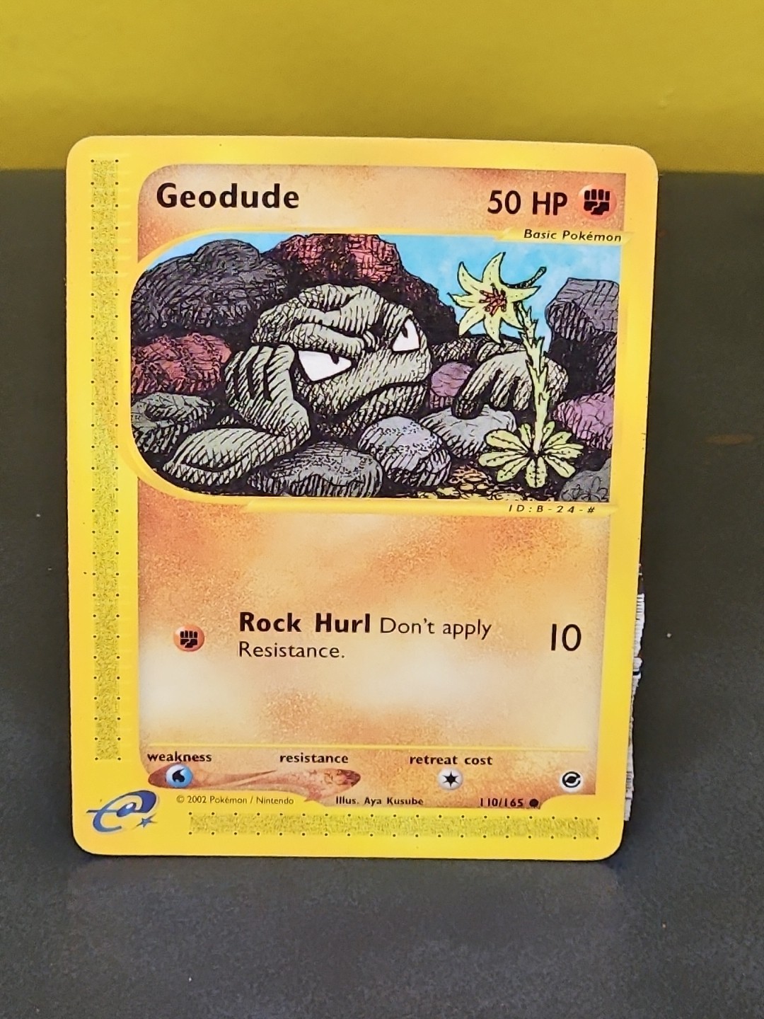 Pokemon Expedition Base Set Non-Holo Geodude, Card #110/165