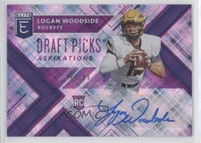2018 Panini Elite Draft Picks Aspirations Purple /99 Logan Woodside Auto 19fe