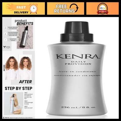 Leave-In Conditioner for All Hair Types | Hydrates, Detangles, Adds Shine | Friz