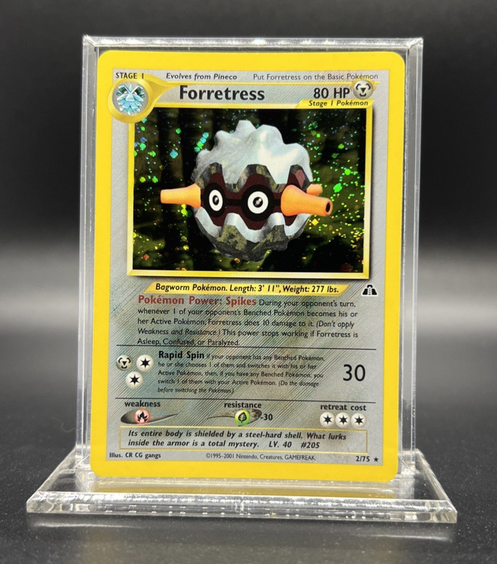 Pokemon Forretress 2/75 Neo Discovery Holo - NEAR MINT