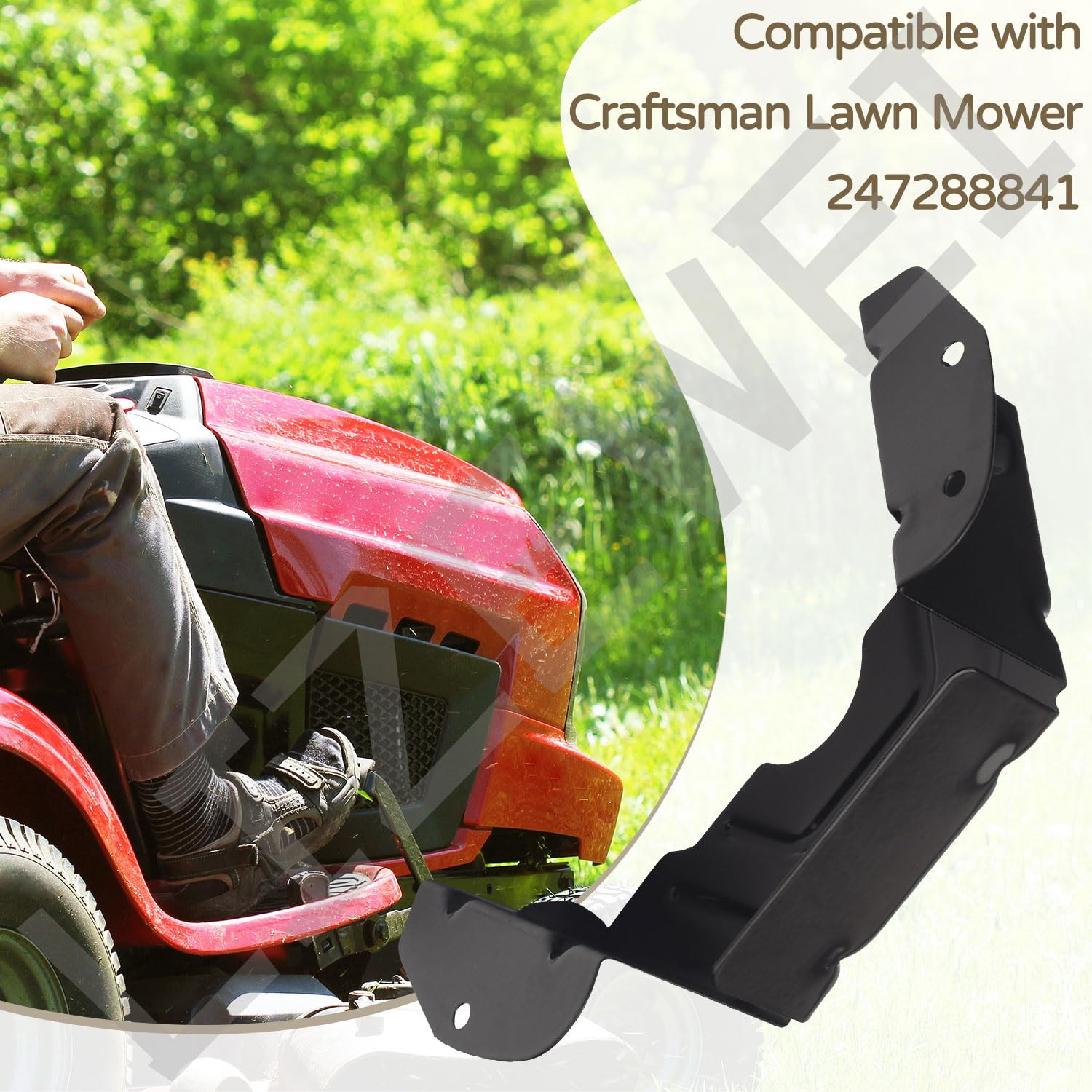 2 Pack 783-06424A-0637 Black Deck Belt Cover/Deck Spindle Pulley Belt Guard Cove