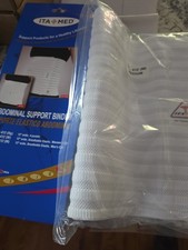 ITA-MED Men's Abdominal Support Binder - Breathable Elastic - Made in USA NEW!!!