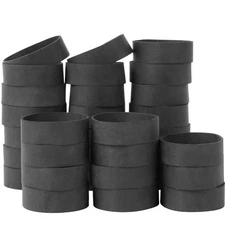 35 Pcs Thick Rubber Bands Heavy Duty Size #94 Black Wide Strong Elastic