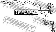 HSB-CL7F STABILISATOR BUCHSENSATZ VORNE FEBEST 2-TEILIG NEU OE-ERSATZ - Bild 3 von 7