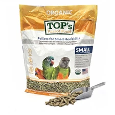 Bird Pellets for Small Hookbills - Non-GMO, Peanut Soy & Corn Free, Organic C...